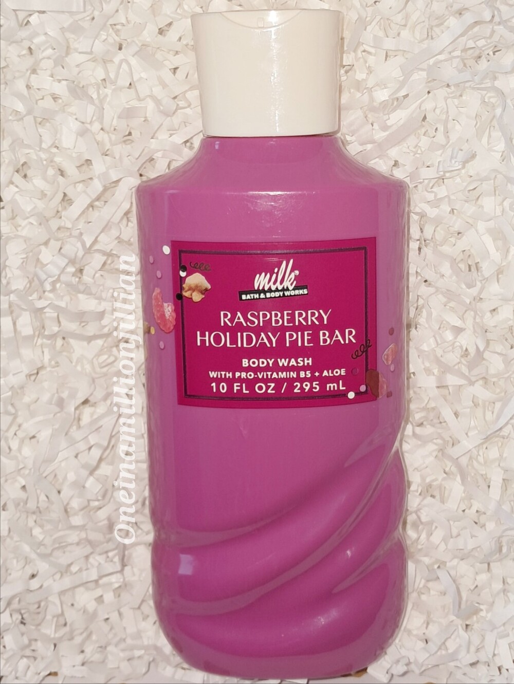 Bath & Body Works x Milk Bar Raspberry Holiday Pie Bar Body Wash